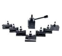 Accusize Tools 0251-0118 - Set di 8 attrezzi a cuneo a cambio rapido, per 100 AXA, Plus 2 PS Extra XL Oversize Toolholder (0251-0101XL) + 1 piastra con dado a T vuota, 0251-0118