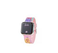 Accutime Barbie Sparkles - Orologio da polso digitale per bambini a LED, Rosa, Stampa con personaggi