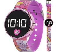 Accutime Care Bears - Orologio digitale per bambini, scatola da collezione, display a LED rotondo facile da leggere