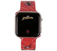 Disney Orologio SPD4719 Accutime – batteria lunga, spegnimento automatico – Rosso Spider-Man