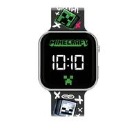 Accutime Minecraft LED Display Watch with Silicone Enemies Character Strap for K