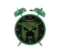 Accutime Minecraft - Sveglia a doppia campana Creeper per bambini