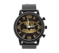 Accutime Orologio analogico Batman Logo nero e oro