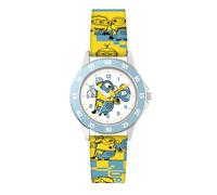 Accutime Orologio analogico per bambini Minions con cinturino in silicone giallo DMF4107