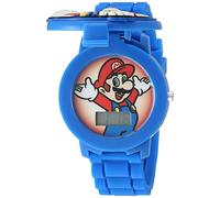 Accutime - Orologio da polso digitale al quarzo, con display LCD Nintendo Super Mario Kart, Luigi Bowser, regalo economico e fantastico regalo per feste per bambini, ragazzi, ragazze, adulti, tutte le