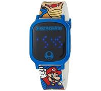Accutime Orologio da polso digitale al quarzo per bambini, con display LCD e Super Mario Kart, Luigi Bowser, regalo economico e fantastico regalo per feste per bambini, ragazzi, ragazze, adulti di