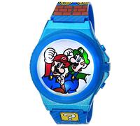 Accutime Orologio da polso digitale al quarzo per bambini, con display LCD e Super Mario Kart, Luigi Bowser, regalo economico e fantastico regalo per feste per bambini, ragazzi, ragazze, adulti di