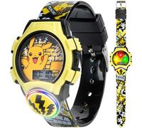 Accutime - Orologio digitale al quarzo Pokemon per bambini, con schermo LCD, per bambini, ragazze e adulti, per tutte le età