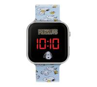Accutime Peanuts PEA4043 - Orologio LED con cinturino stampato blu
