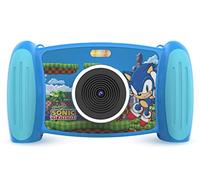 Accutime SNCC3009 - Fotocamera interattiva per bambini Sonic, 5 MP, risoluzione video 1080p, zoom 4x, 5 filtri divertenti e effetti speciali, 4 fantastici giochi, schermo 2 in 1, con scheda Micro SD,