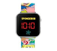 Accutime Spongebob Squarepants, orologio a LED multicolore con cinturino stampato SGB4160