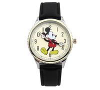Accutime Topolino Retro Art Orologio Lancette Nero e Oro Orologio Analogico