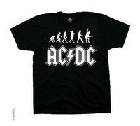 Acdc AC/Dc Rock Evolution Tatuaggio Gotico Punk Musica Uomo Tee T Maglia S-2Xl