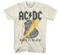 ACDC - Back In Black Hell Bell - Classici Americani - Corto Adulto Bianco Solido