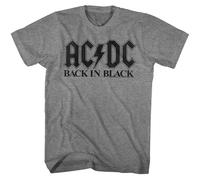 ACDC - Back In Black - Manica Corta - Heather - Adulto - T-Shirt