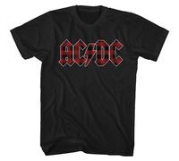 ACDC Back In Plaid T-Shirt Manica Corta Uomo T-Shirt Nero Cotone