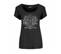 ACDC Black Ice Camiseta Ragazza Licenza Ufficiale Manica Corta RockOff ACDCTS