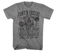 ACDC - Dirty Deeds - Maniche Corte - Heather - Adulto - T-Shirt