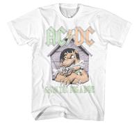 ACDC - Givin The Dog Un Osso - American Classici - Bianco Adulto Manica Corta