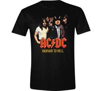 Acdc Highway To Hell Group Ufficiale Merce T-Shirt M/L/XL / 2XL Nuovo