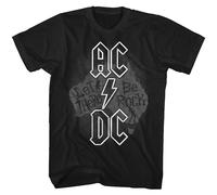 ACDC Let There Be T-Shirt Manica Corta Cotone Nero Girocollo Preshrunk