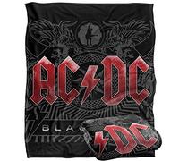 Acdc Nero Ice Coperta super morbida al tatto setoso - 152 x 127 cm