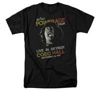 ACDC - Powerage Tour - T-Shirt Corto Unisex Adulto - Nero