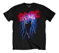 ACDC Thunderstruck Angus Young Rock Ufficiale Uomo Maglietta Unisex (Medium)