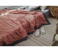 Acdler Cotone Copriletto Trapunta Estivo Matrimoniale/Singolo Copripiumino Una Piazza e Mezza Piumone Trapuntato Leggeroe Consolatore del Leggera 4 Stagioni Coperta(A4,140x200cm)