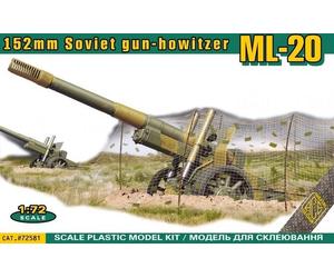 ACE 72581 - 1:72 WWII ML-20 Soviet 152mm Gun-Howitzer - Nuovo