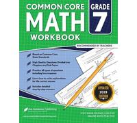 Ace Academic Publishing Common Core Math Workbook (Tascabile)