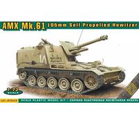 ACE ACE72453 - 1:72 Amx MK.61 105mm Auto Spinta Obice - Nuovo