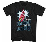 Ace Attorney Parrot T-Shirt Black Graphic Unisex Tee Shirt XXL