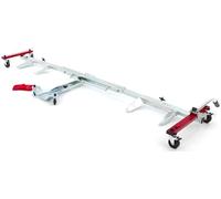 Ace Bikes AceBikes MotorMover - Supporto di manovra per cavalletto laterale, colore: Argento/Rosso