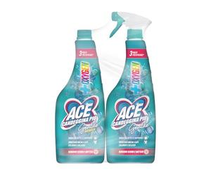 ACE Candeggina Più Gentile Spray +OXYGEN Igienizzante, 2 flaconi da 690 mL