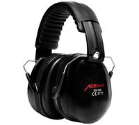 ACE Casco antirumore Mute - Casco antirumore per il lavoro e le riprese sportive - 352-1 - Nero