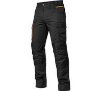 ACE Genesis PRO Pantaloni da Lavoro da Uomo Lunghi - Pantaloni Cargo da Lavoro da Uomo - Vita Elastica e Tasche al Ginocchio - Nero - 38/34