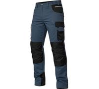 ACE Genesis PRO Pantaloni da Lavoro Lunghi - Pantaloni Cargo da Uomo per Il Lavoro - con Vita Elastica e Tasche al Ginocchio - Grigio - 33/32