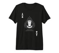 Ace of Cups Coffee Tarot Barista Carte da Gioco Latte Maglietta Premium