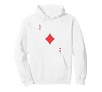 Ace of Diamonds | Royal Flush Group Costume Carte da Gioco Felpa con Cappuccio