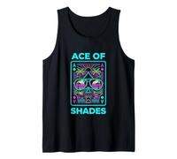 Ace of Shades Vaporwave Beach Estetica Retro Canotta