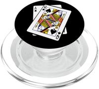 Ace & Queen of Spades 21° compleanno ventuno anni PopSockets PopGrip per MagSafe