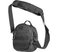 ACE Schakal Custodia per cuffie antirumore con tracolla, nera | Compatibile con cuffie antirumore Sordin, Howard Leight, Peltor e Walker. Tasche per accessori e maniglia.
