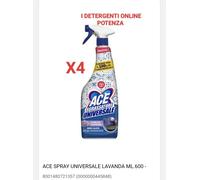 ACE SGRASSATORE UNIVERSALE 600ML SENZA CANDEGGINA LAVANDA PEZZI 4