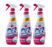 ACE Spray Sgrassatore con Candeggina 600ml x3 Detergente Cucina Bagno Sgrassante