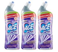 Ace WC Gel Candeggina igienizzante sanitari bagno multigetto lavanda 700ml x3