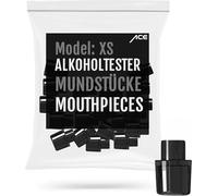 ACE XS (Lite) Boccagli per etilometro - Confezione da 20 boccagli - Confezione di conservazione con 20 boccagli per promilletester - Nero