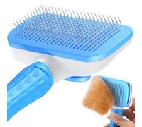 ACE2ACE Spazzola Autopulente per Gatti e Cani per Pelo Lungo e Corto Blu | Cardatore per Gatto e Cane, Spazzola Rimuove Sottopelo per Barboncino, Golden Retriever, Labrador, Husky, Bulldog, Maltese
