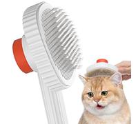 ACE2ACE Spazzola Autopulente per Gatti e Cani per Pelo Lungo e Corto Orange