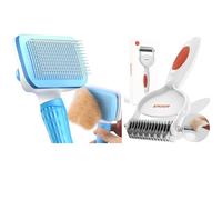 ACE2ACE Spazzola Gatto Cane, Spazzola Sottopelo per Cane e Gatto